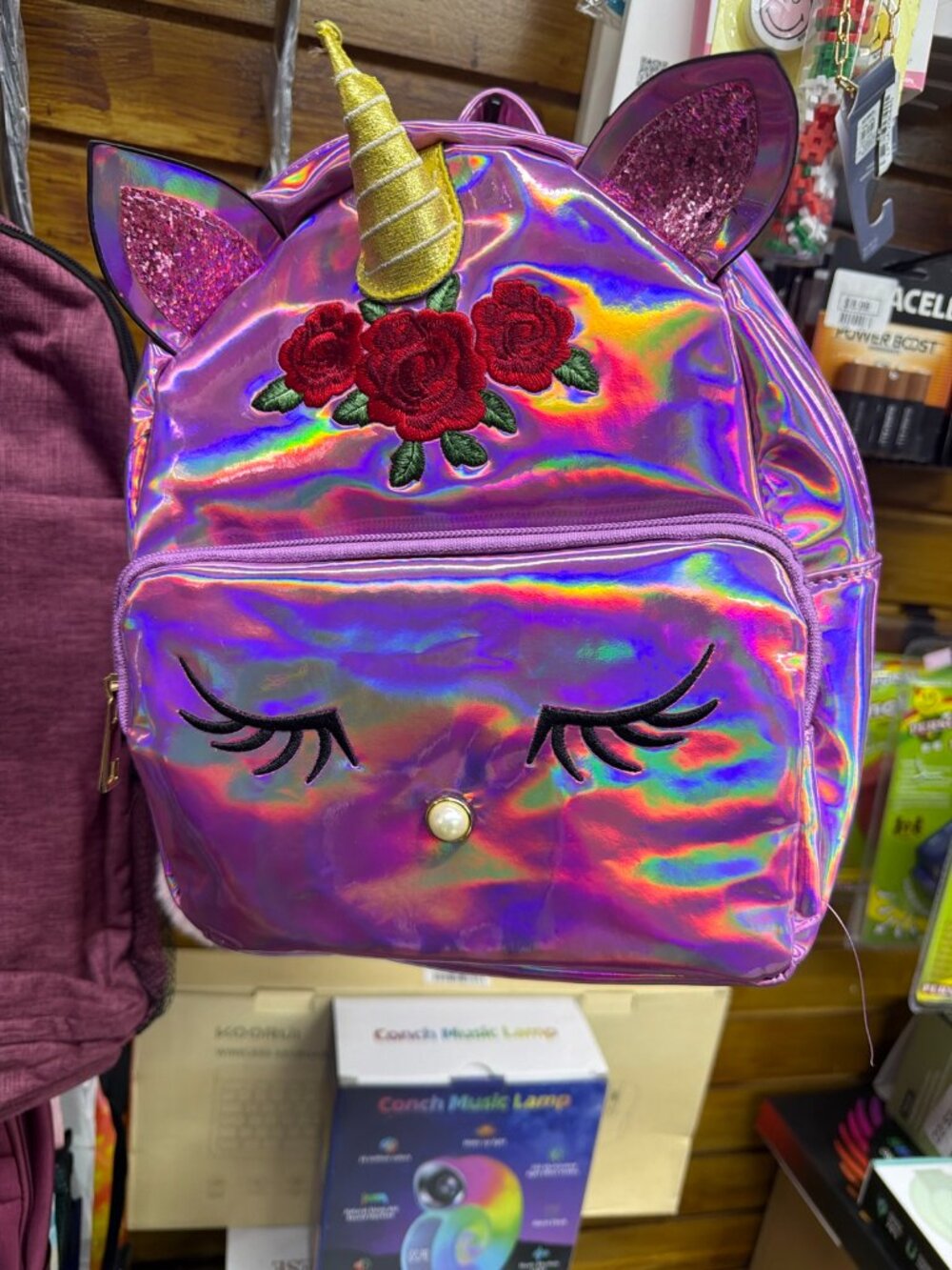 Girls Unicorn Backpack Holographic New With Tags
